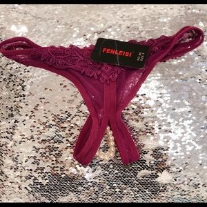 Hot Lace Crotchless and G-String Sexy Design Pearl